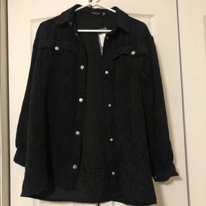 Nasty Gal Corduroy Button Up
